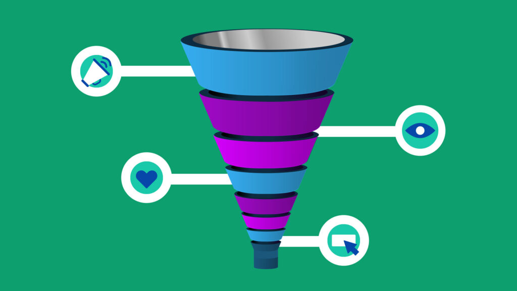 قیف فروش یا sales funnel